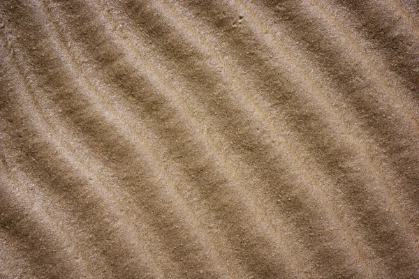 Abstrakte Textur Sandmuster Gewässernähe Mit Einigen Pflanzen — Stockfoto