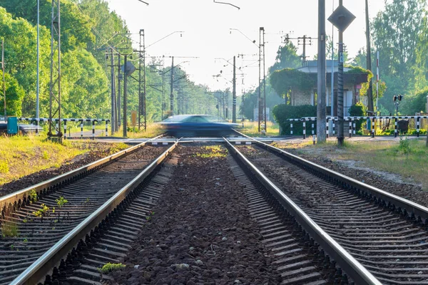 Torów Ziemi Szczegóły Lecie — Zdjęcie stockowe