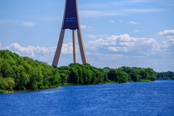Riga Stadt Hauptstadt Von Lettland Mit Blick Auf Den Fluss — Stockfoto