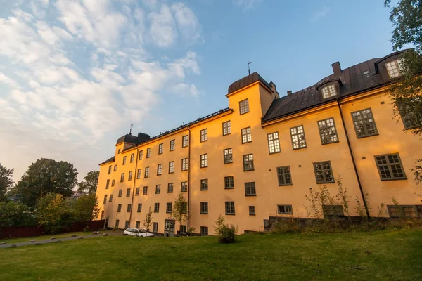 Kamenné Cihlové Architektury Detailsin Městská Oblast — Stock fotografie