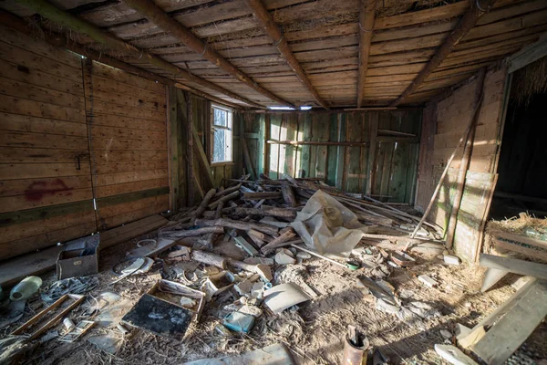 Old Wooden Countryside House Architecture Details Elements Construction — Stock Photo, Image