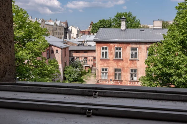 Gammal Trä Landsbygden Hus Arkitektur Detaljer Och Delar Konstruktionen — Stockfoto