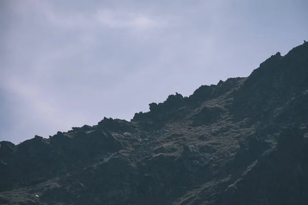 rocky slope of mountain in Tatra mountain range, Slovakia