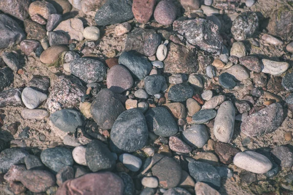นหล งของก อนห นทะเลท นบนชายหาด — ภาพถ่ายสต็อก