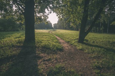 Yaz kırsal Park kırsal yolu