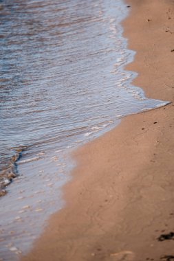 güneşli deniz sörf kum ile arka plan