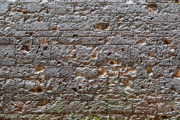 Textura Vieja Pared Piedra Gris — Foto de Stock