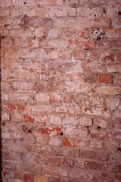 Tło Starej Ściany Czerwonej Cegły — Zdjęcie stockowe