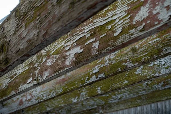 Texture Old Shabby Wooden Log — Stock Photo, Image