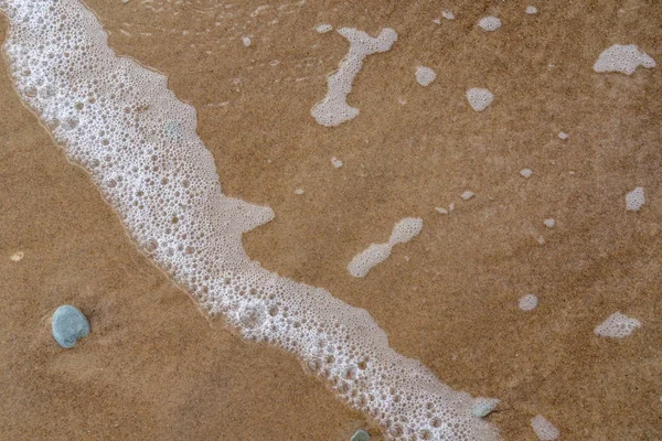 Hintergrund Der Ebbe Mit Klarem Sand — Stockfoto