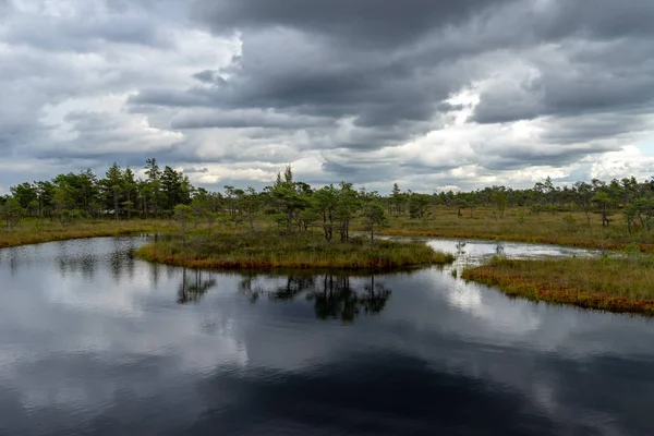 Stormy Dark Clouds Cake Summer Nature — Stock Photo, Image