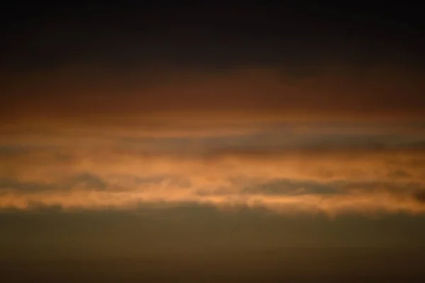 Nuages Spectaculaires Contraste Élevé Coucher Soleil — Photo