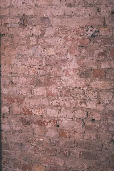Widok Tle Ściany Cegła Bliska — Zdjęcie stockowe