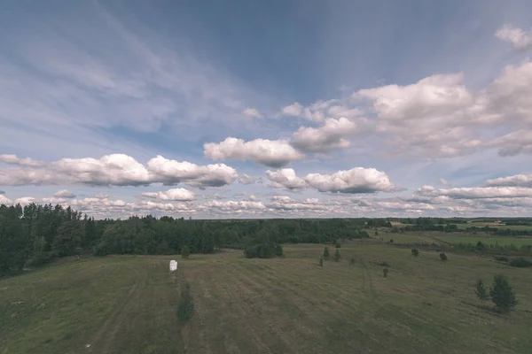 Vista Panorámica Del Cielo Nublado Sobre Paisaje Natural — Foto de Stock