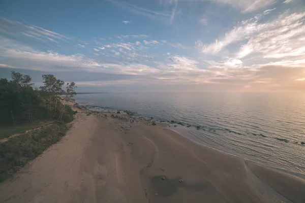 Scenic View Sandy Beach Blue Sky — Stock Photo, Image