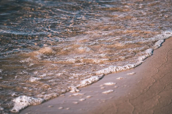 Malerischer Blick Auf Seeufer Strand Details Hintergrund — Stockfoto