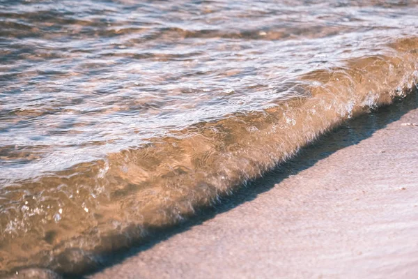 Vacker Utsikt Över Sjön Stranden Detaljer Bakgrund — Stockfoto