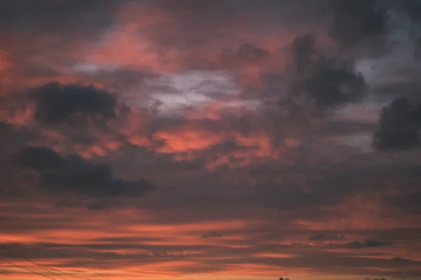 Malerischer Blick Auf Den Schönen Sonnenuntergang Als Hintergrund — Stockfoto