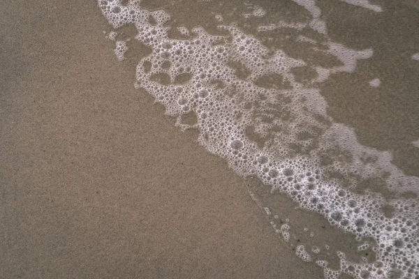 Close View Sandy Sea Beach Backdrop — Stock Photo, Image