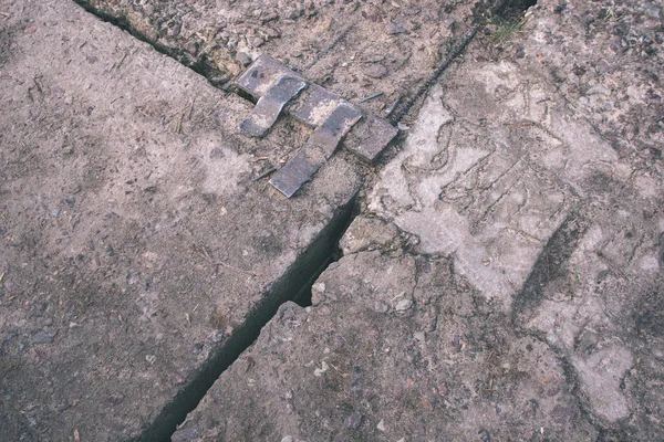 Vue Rapprochée Vieux Pont Métallique Rouillé Dans Port — Photo