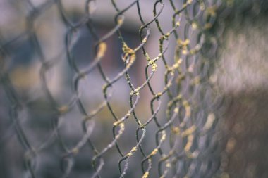 metal net zemin görünümünü kapat