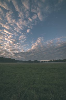 doğal peyzaj üzerinde bulutlu gökyüzü doğal görünümünü