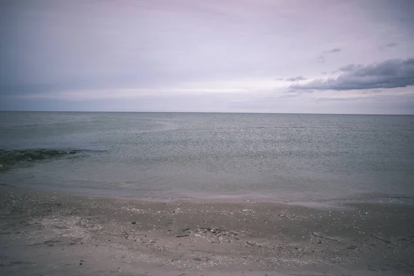 Malowniczy Widok Szczegółów Plaża Skały Rozmycie Tła — Zdjęcie stockowe