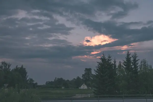 Vacker Utsikt Över Vackra Molnig Himmel — Stockfoto