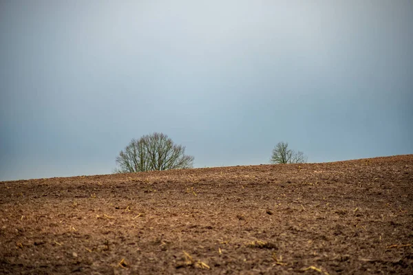 Vista Panorámica Del Paisaje Rural Finales Otoño —  Fotos de Stock