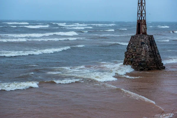 Vue Panoramique Haut Phare Par Mer — Photo