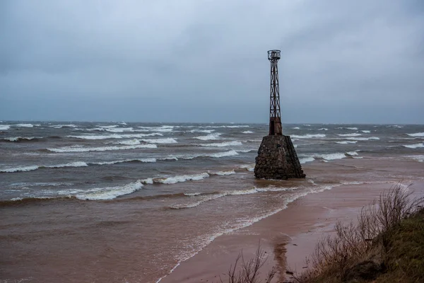 Vue Panoramique Haut Phare Par Mer — Photo