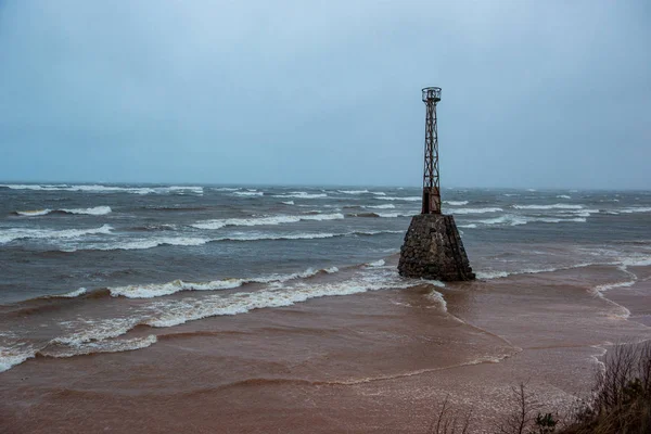 Vue Panoramique Haut Phare Par Mer — Photo