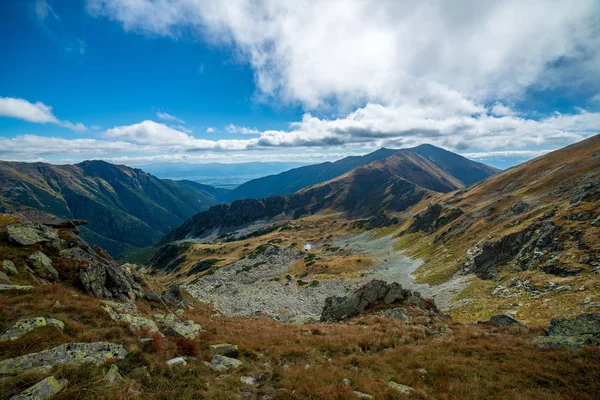 Sentieri Escursionistici Montagna Rocciosi Tatra Slovacchia — Foto Stock