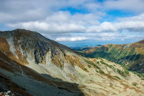 Touristische Wanderwege Der Felsigen Tatra Der Slowakei — Stockfoto