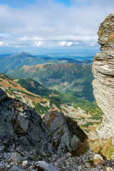 Touristische Wanderwege Der Felsigen Tatra Der Slowakei — Stockfoto