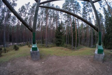 watchtower ayrıntıları ve ahşap bar görünümü kapatın