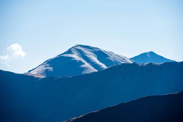 Словацького Tatra Гірський Високих Піків Фоні Синього Неба Розсіяні Хмари — стокове фото