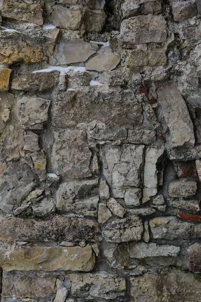 Kırsal kesimde eski tuğla duvar — Stok fotoğraf