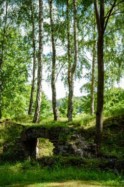 Antik taş Castle detayları bina