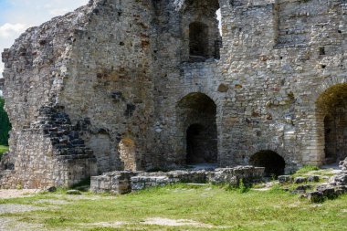 Antik taş Castle detayları bina