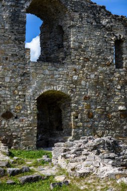 Antik taş Castle detayları bina