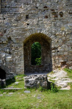 Antik taş Castle detayları bina