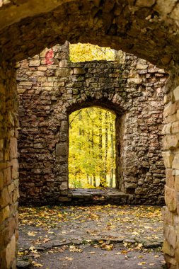 Antik taş Castle detayları bina