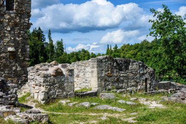 Antik taş Castle detayları bina