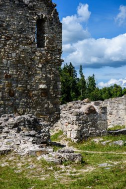 Antik taş Castle detayları bina