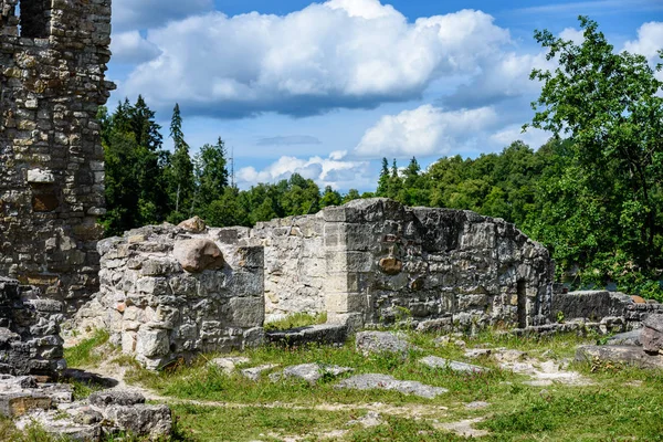 Детали старинного каменного замка — стоковое фото