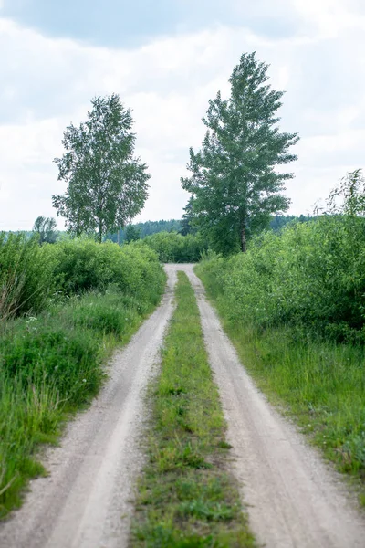 Boş çakıl yol Güz — Stok fotoğraf