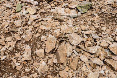 Sonbahar içinde Slovakya kayalık dağ tops Frost ile kaplı