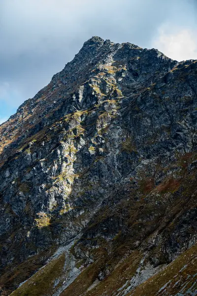 Скелясті Гірські Вершини Словаччини Восени Вкриті Морозами — стокове фото