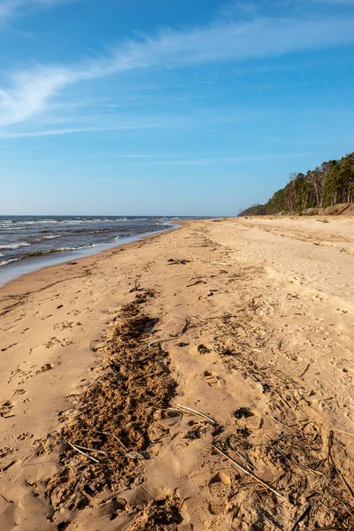 buz kalan ve kış aylarında hiçbir kar ile boş deniz Plajı